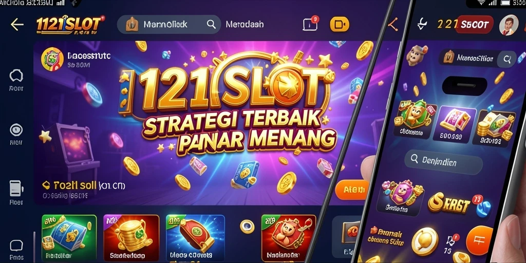 Tampilan seru dan mendebarkan dari gameplay 1121SLOT.