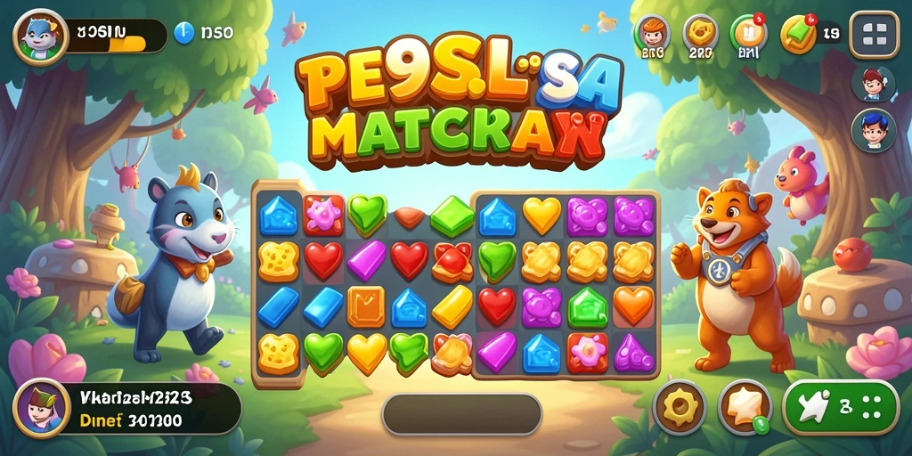 Gameplay seru dan berwarna dari 9SL, buktikan kemampuan Match-3 Anda!