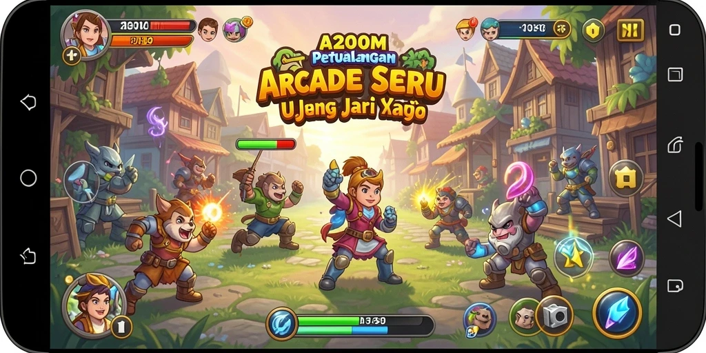 Screenshot aksi seru dari gameplay A200M yang penuh tantangan.