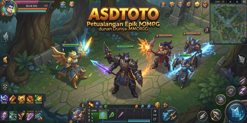Menampilkan aksi seru dan petualangan dalam dunia MMORPG ASDTOTO.
