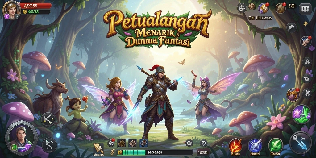 Tampilan menakjubkan dari gameplay petualangan di ASG55.