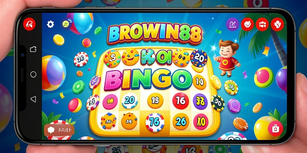 Screenshot gameplay Bingo di BROWIN88 yang seru dan mengasyikkan.