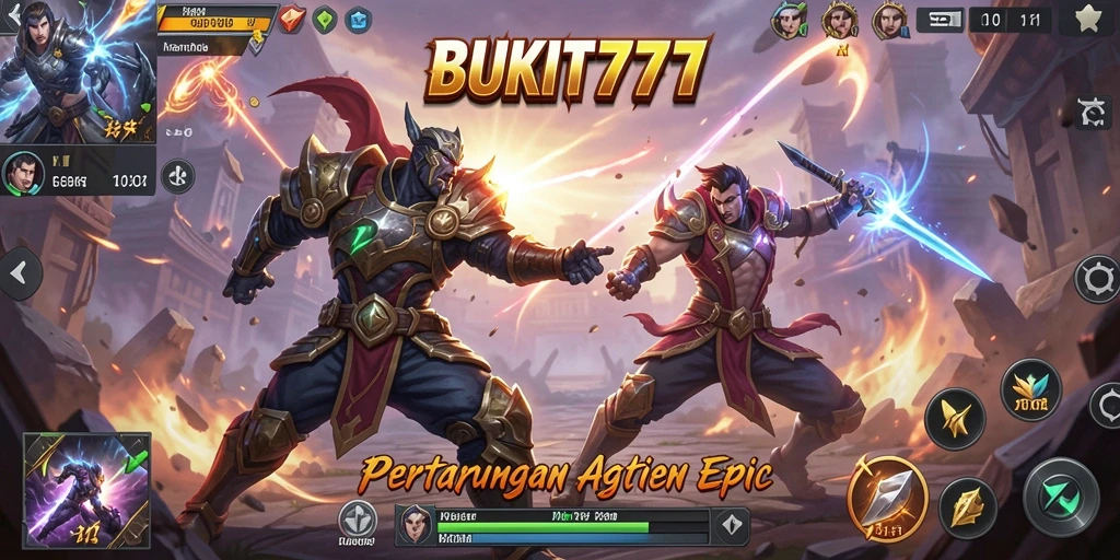 Tampilan gameplay BUKIT777 yang seru dan menegangkan.