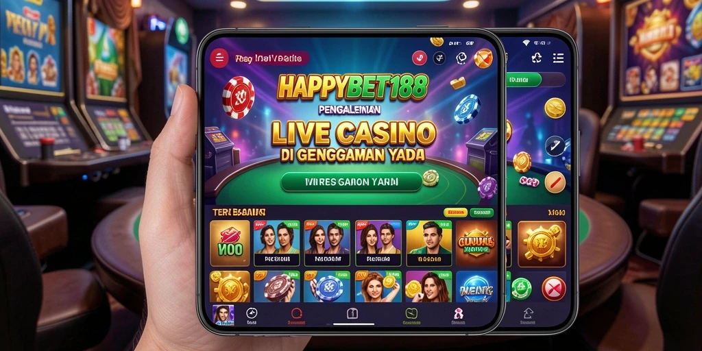 Tampilan gameplay Live Casino yang menegangkan dan interaktif.