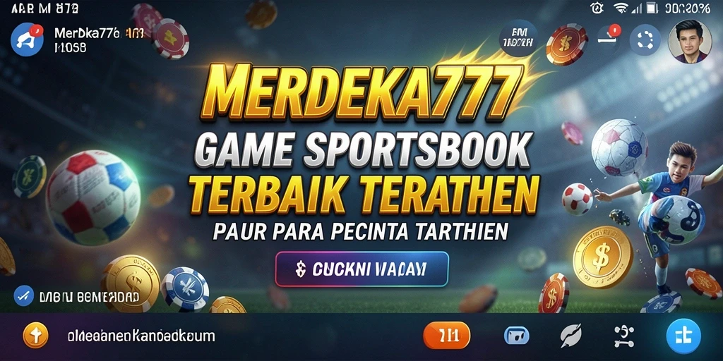 Tampilan screenshot utama MERDEKA777 yang menunjukkan taruhan Sportsbook yang menarik.