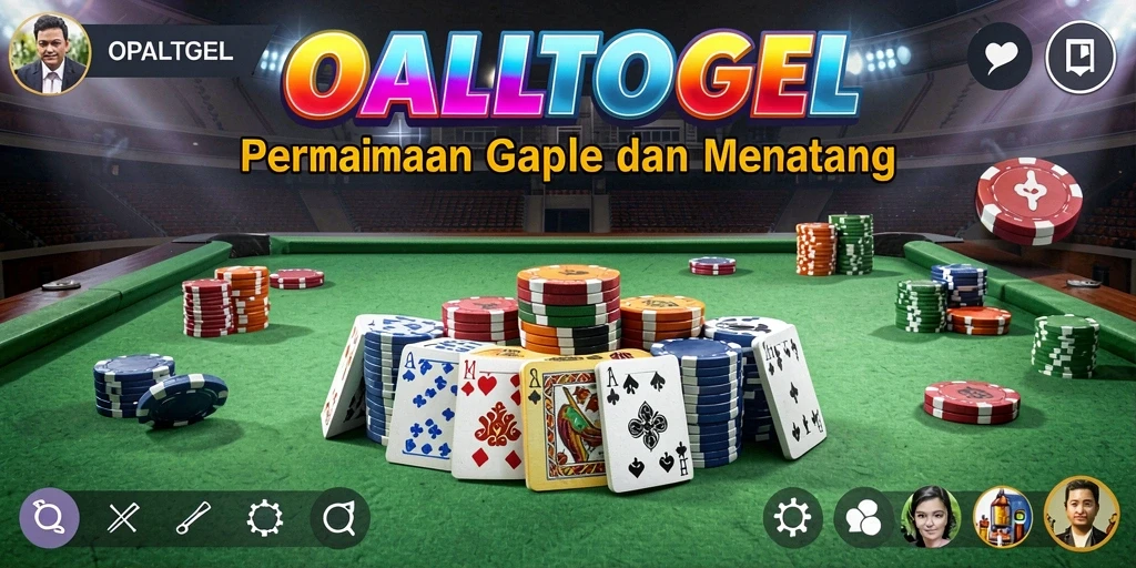Tampilan gameplay seru game Gaple OPALTOGEL.