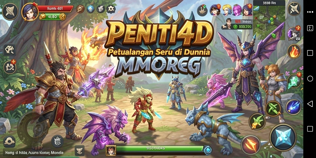 Tangkapan layar utama PENITI4D menunjukkan aksi mendebarkan dalam permainan MMORPG.