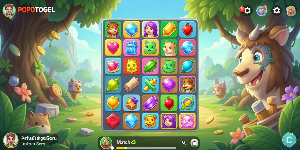 Tangkapan layar gameplay POPOTOGEL yang penuh warna dan seru.