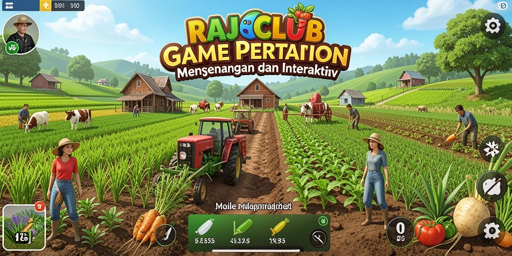 Gameplay seru berkebun dan mengelola peternakan.