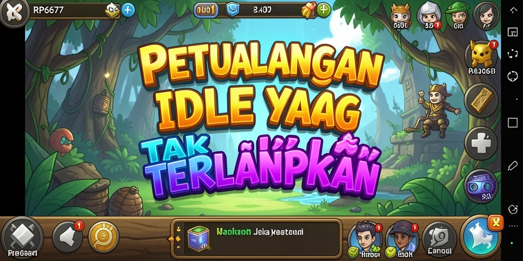 Tampilan gameplay RP6677 yang seru dan menarik dalam genre Idle.