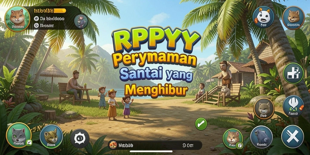 Tampilan gameplay RPYYY yang menyenangkan dan menghibur.