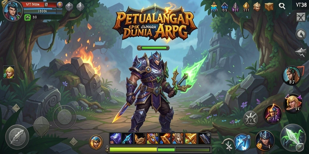 Gameplay seru dalam dunia fantasi ARPG VT38.